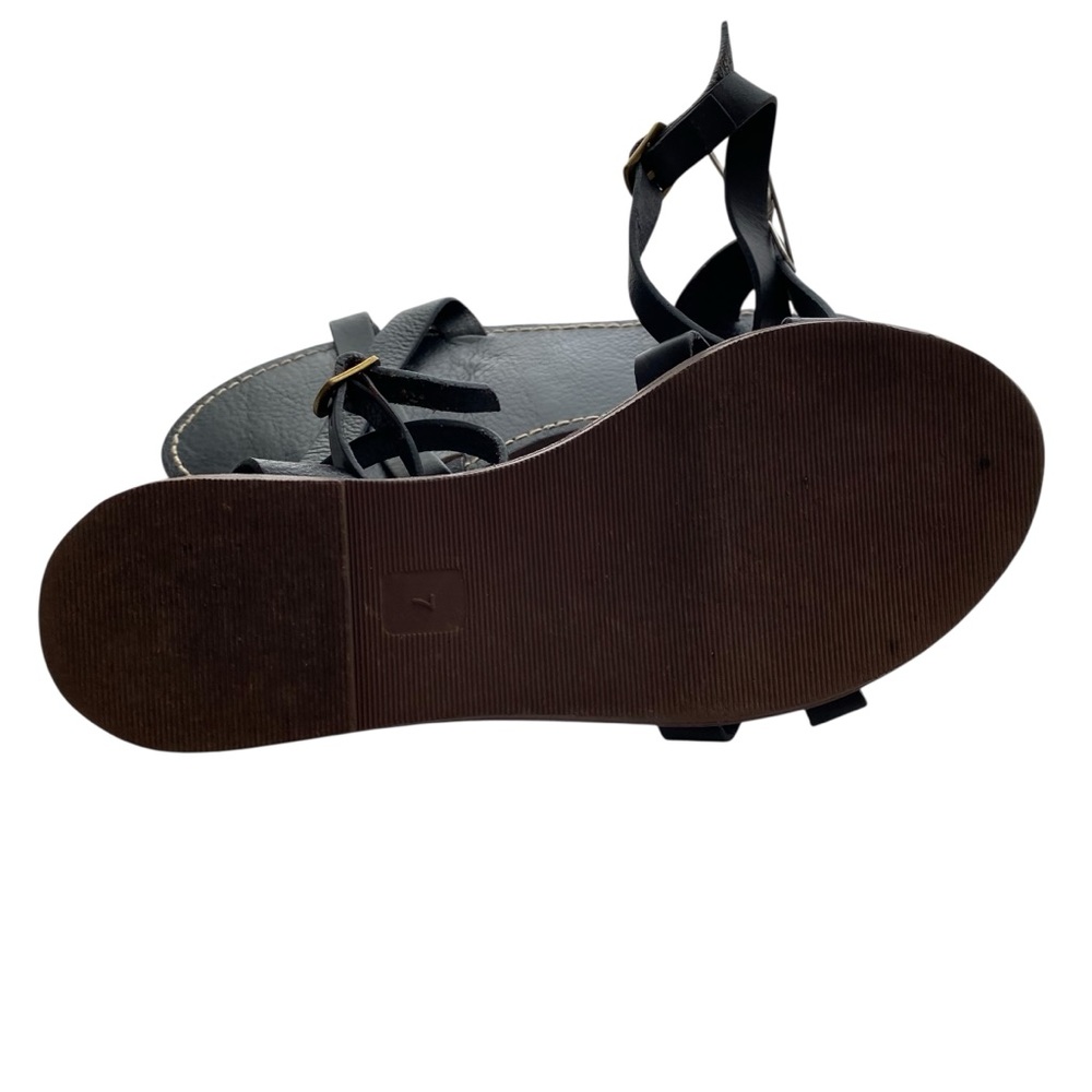 Madewell Black Leather Sandals - Picture 3 of 16